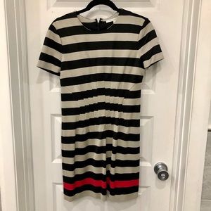 Diane Von Furstenberg striped B&W dress size 8